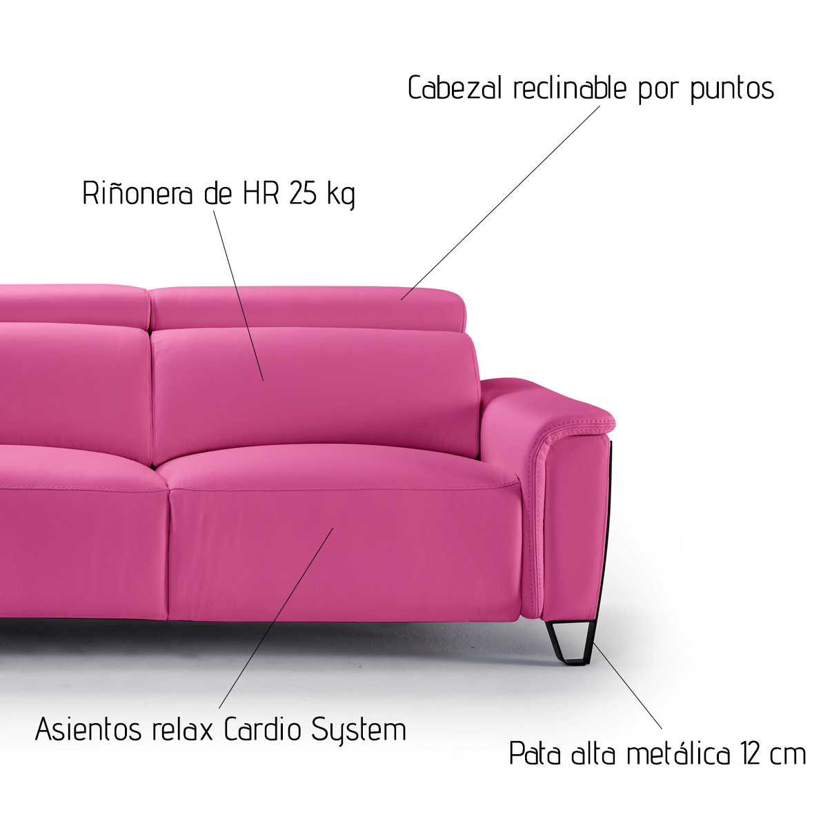 Sofa 3 plazas modelo milano telas promo