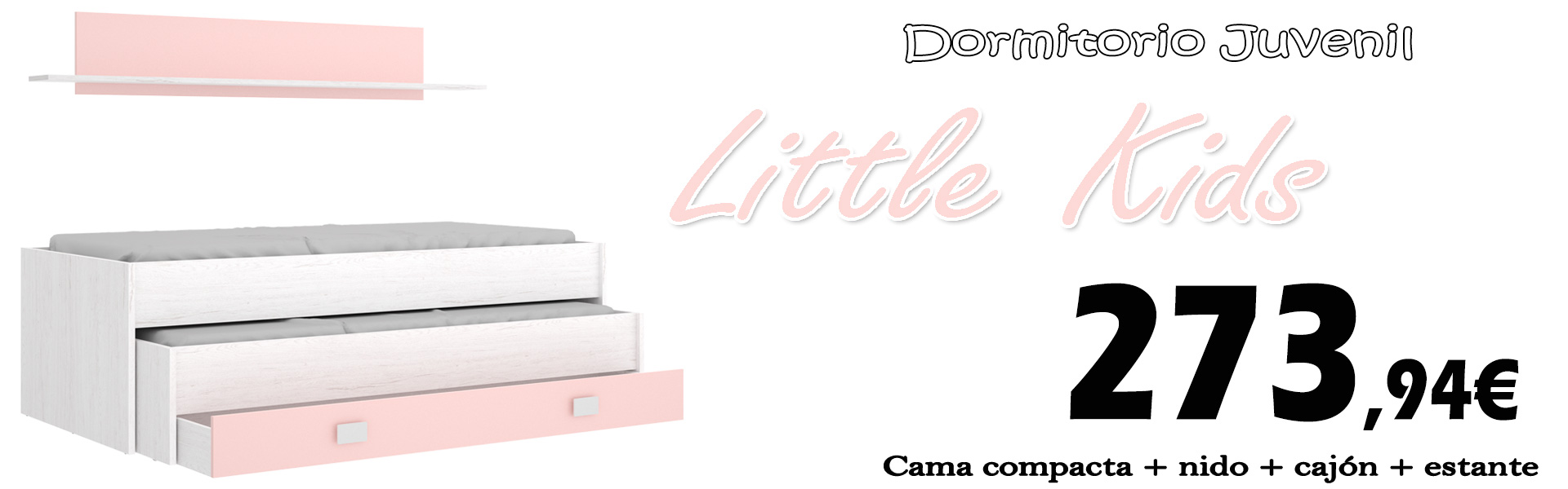 Dormitorio little kids rosa1