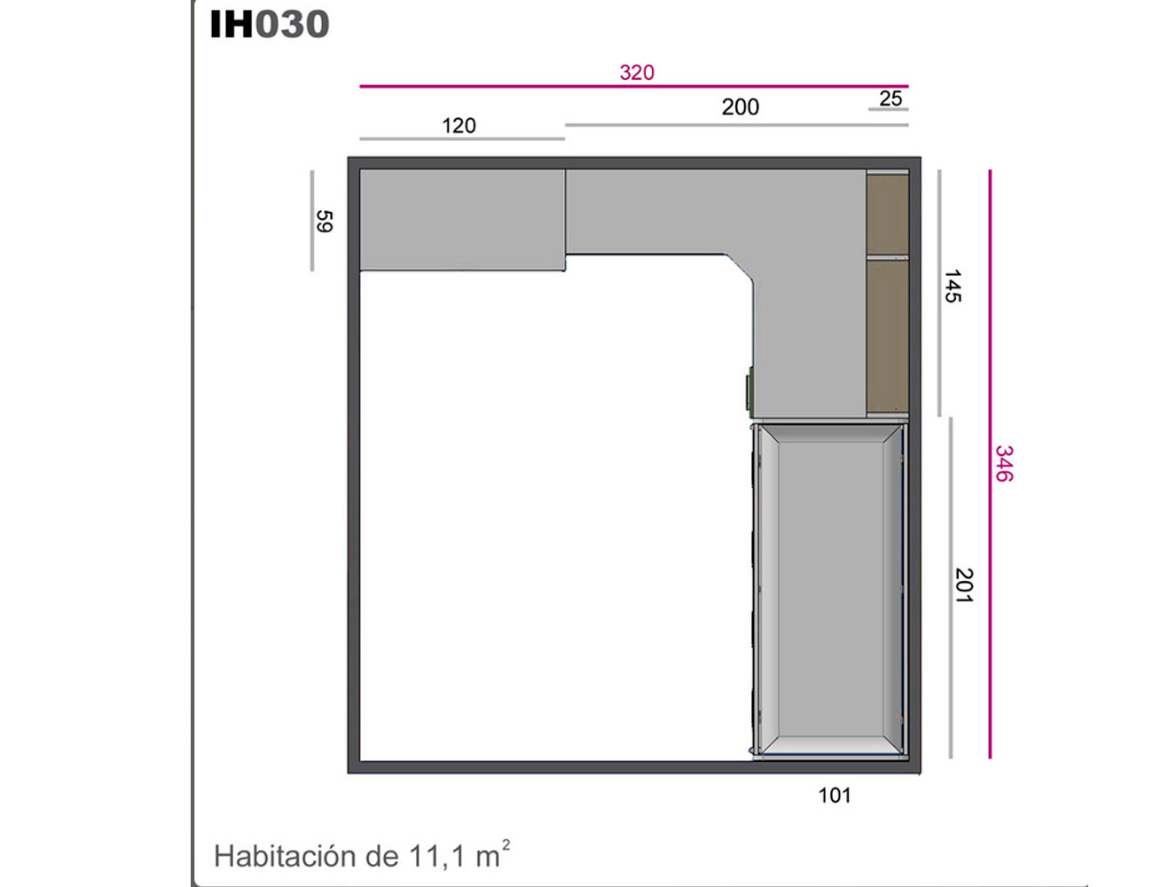 Ih030 medidas