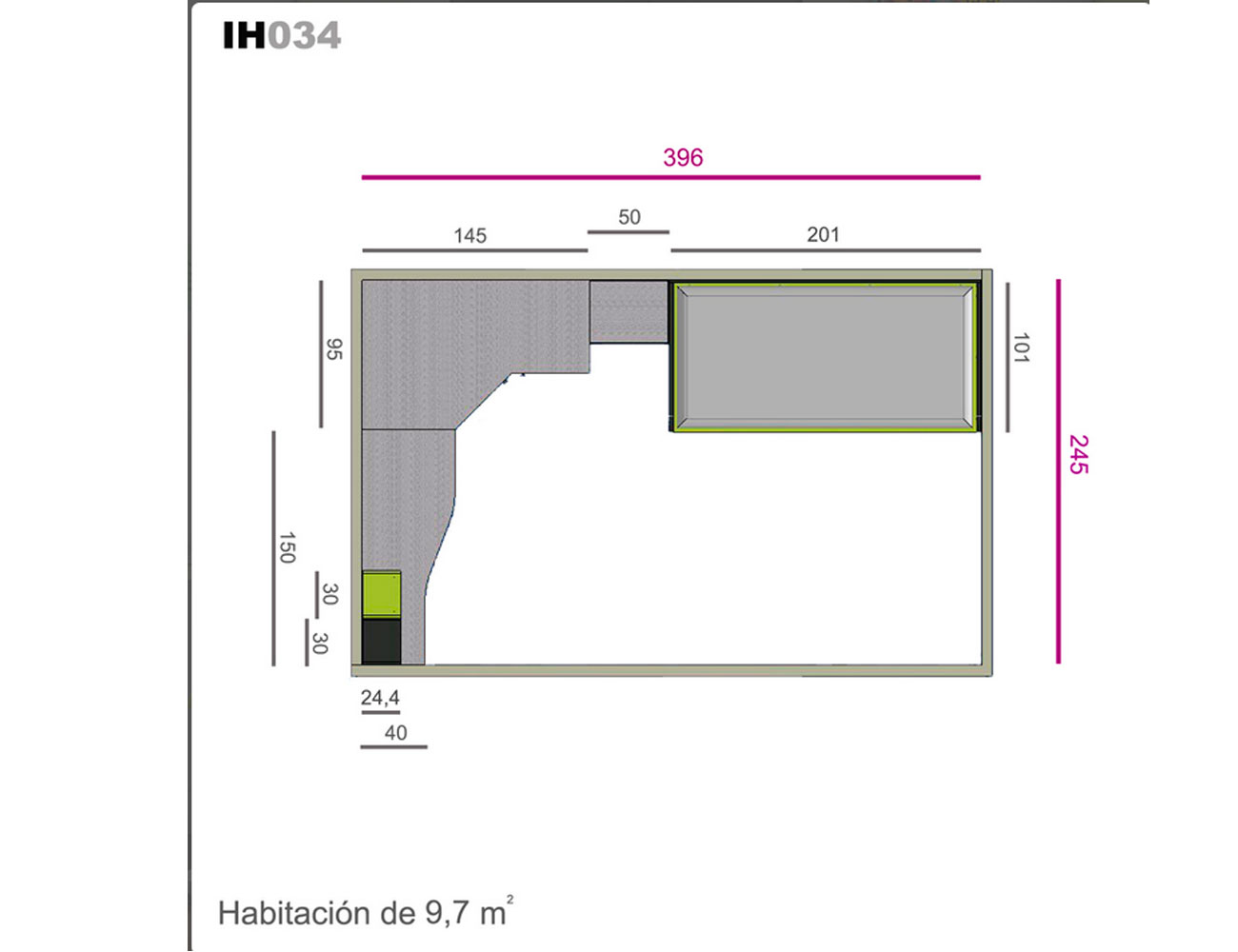 Ih034 medidas