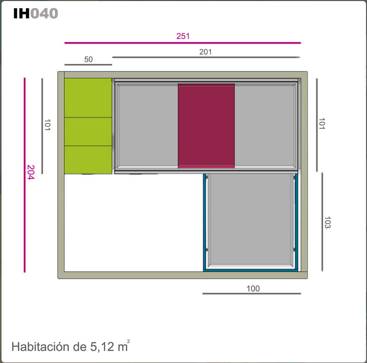 Ih040 medidas