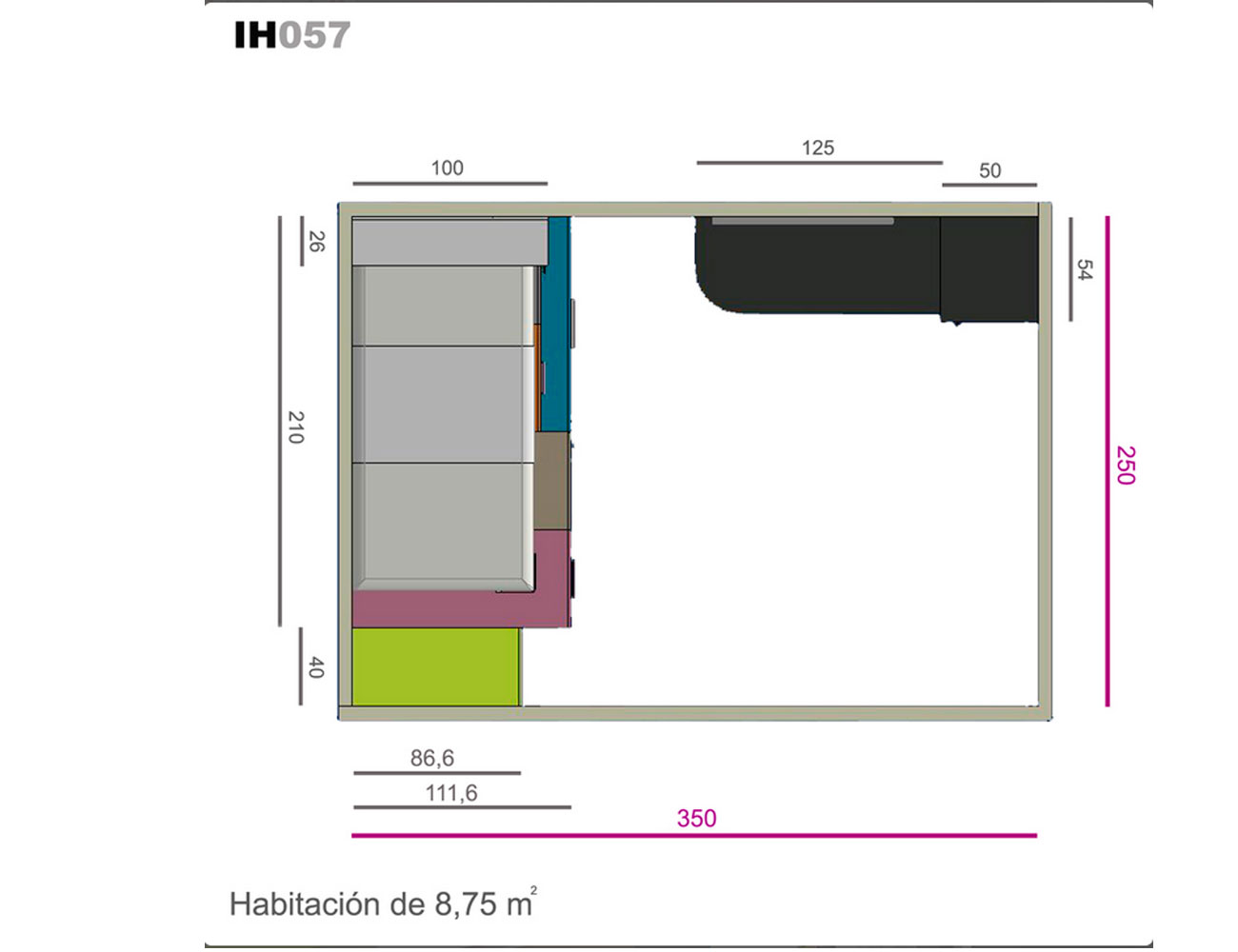 Ih057 medidas