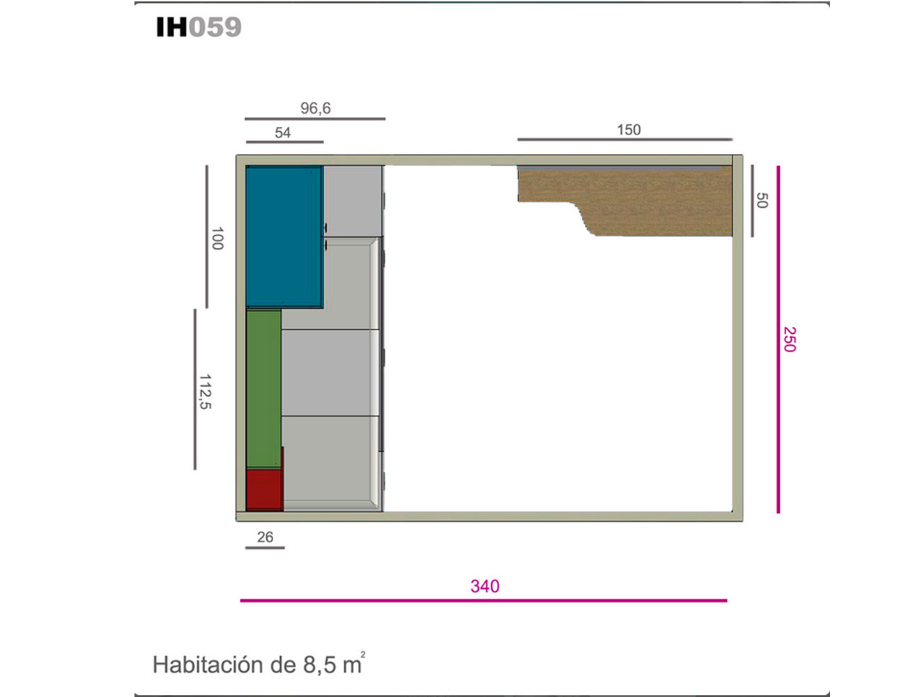 Ih059 medidas