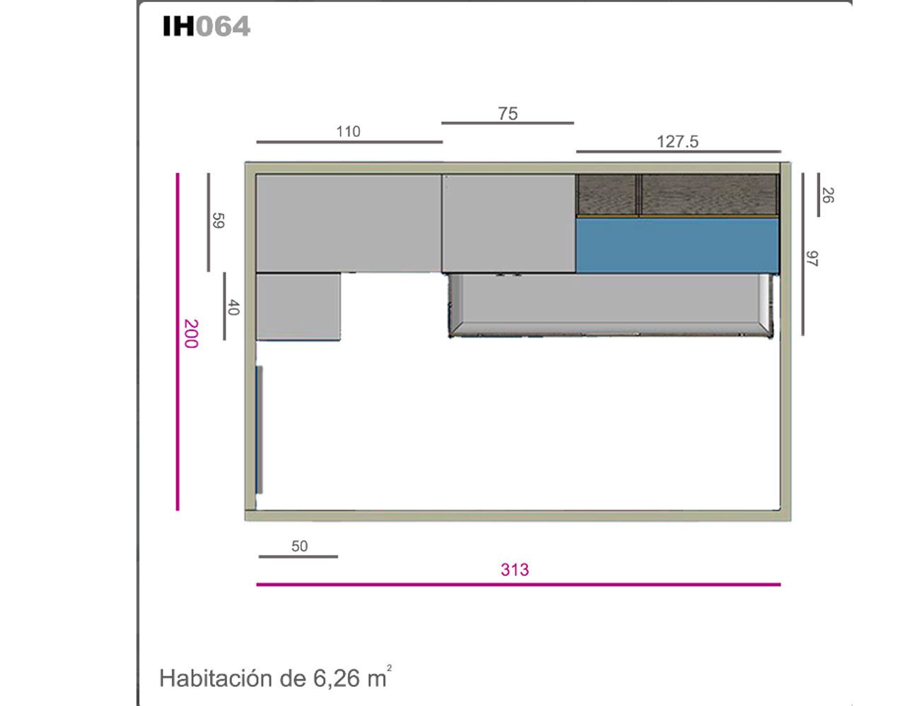 Ih064 medidas