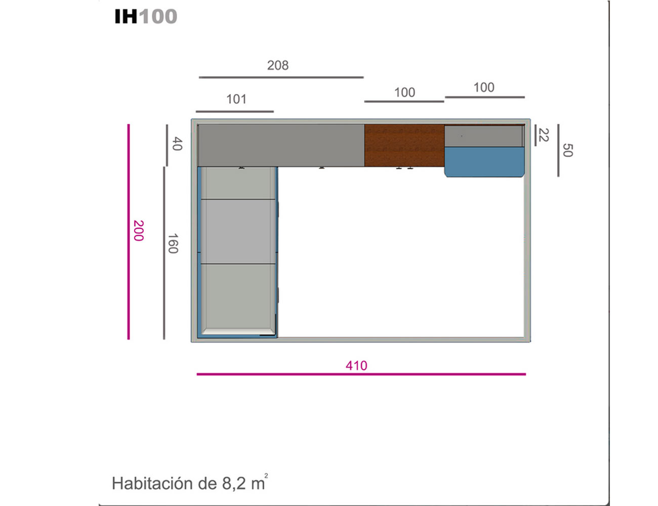 Ih100 medidas