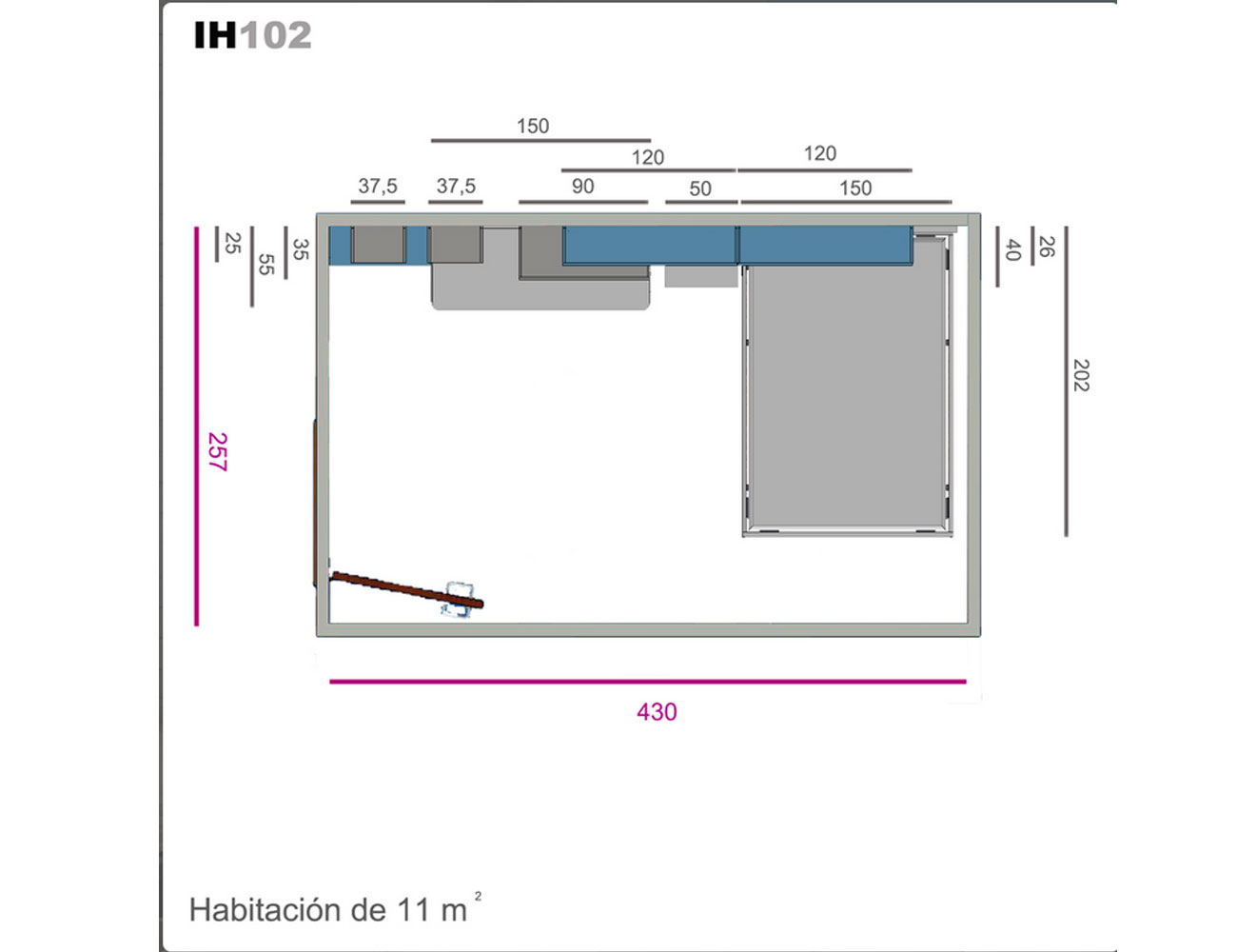 Ih102 medidas