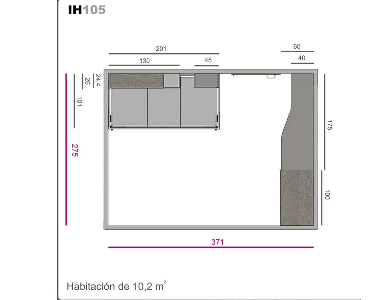 Ih105 medidas