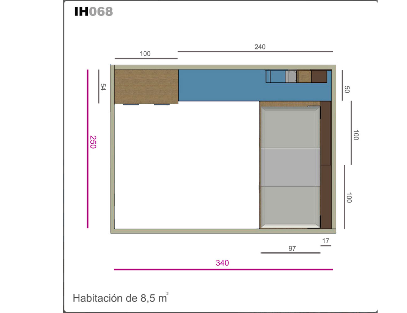 Ih68 medidas