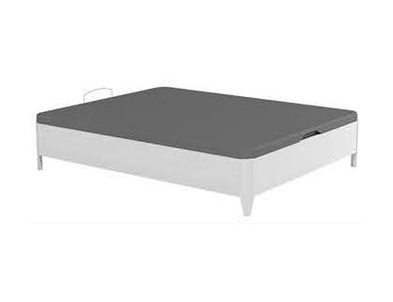 Canape strait 30 pata aguja blanco nieve