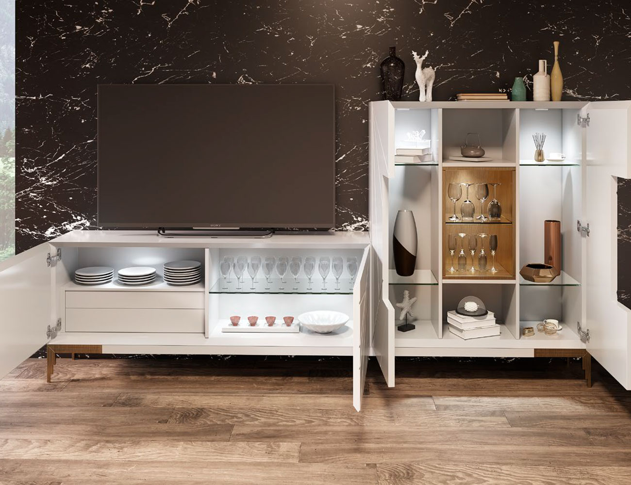 Franco furniture maximo ii composicion de salon mx26 1