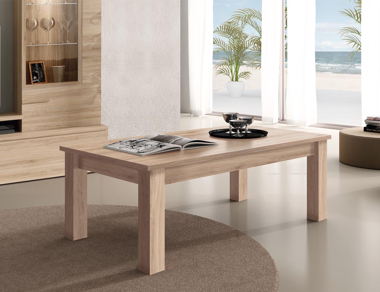 M 303 mesa comedor fija roble natural3