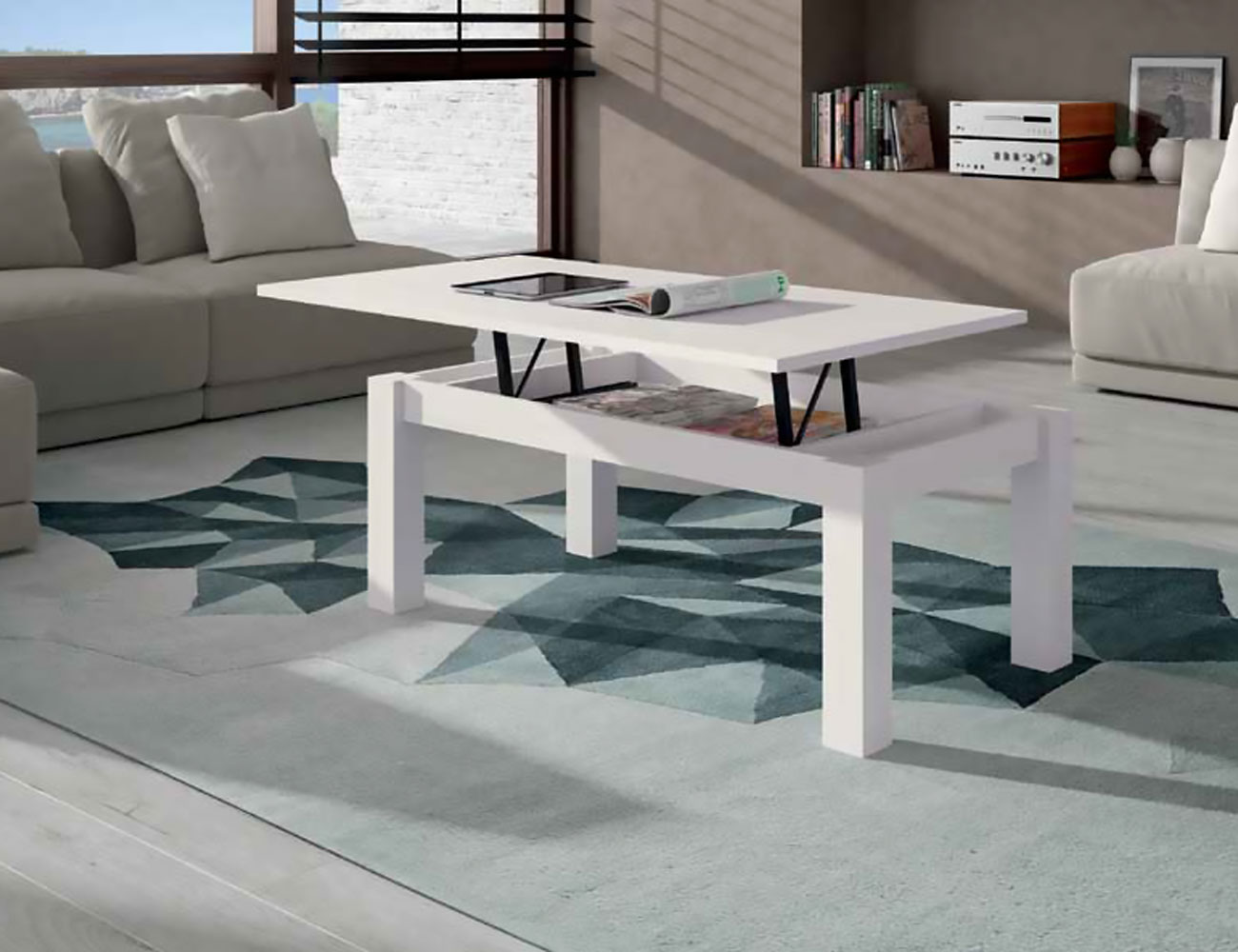 M 304 mesa centro elevable polar