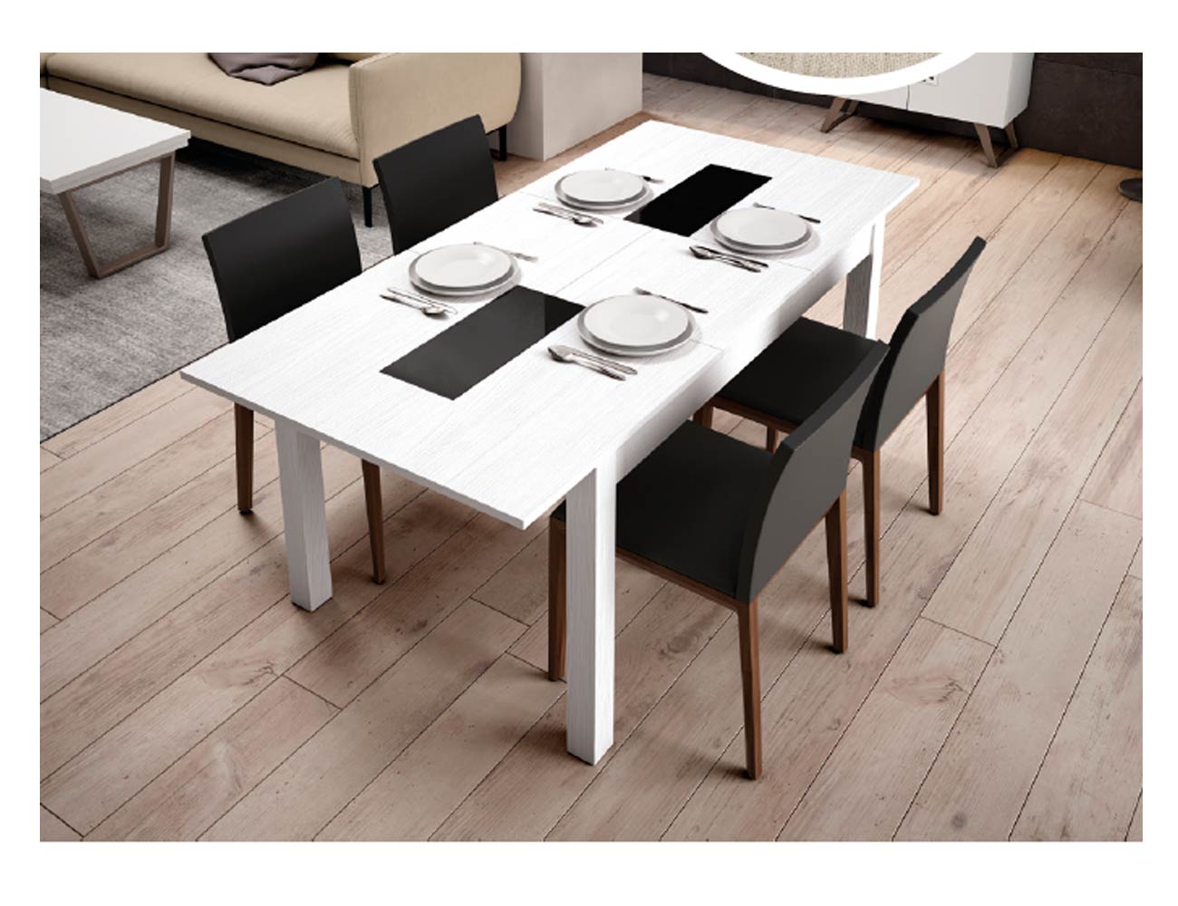 Mesa comedor extensible mco 141 det