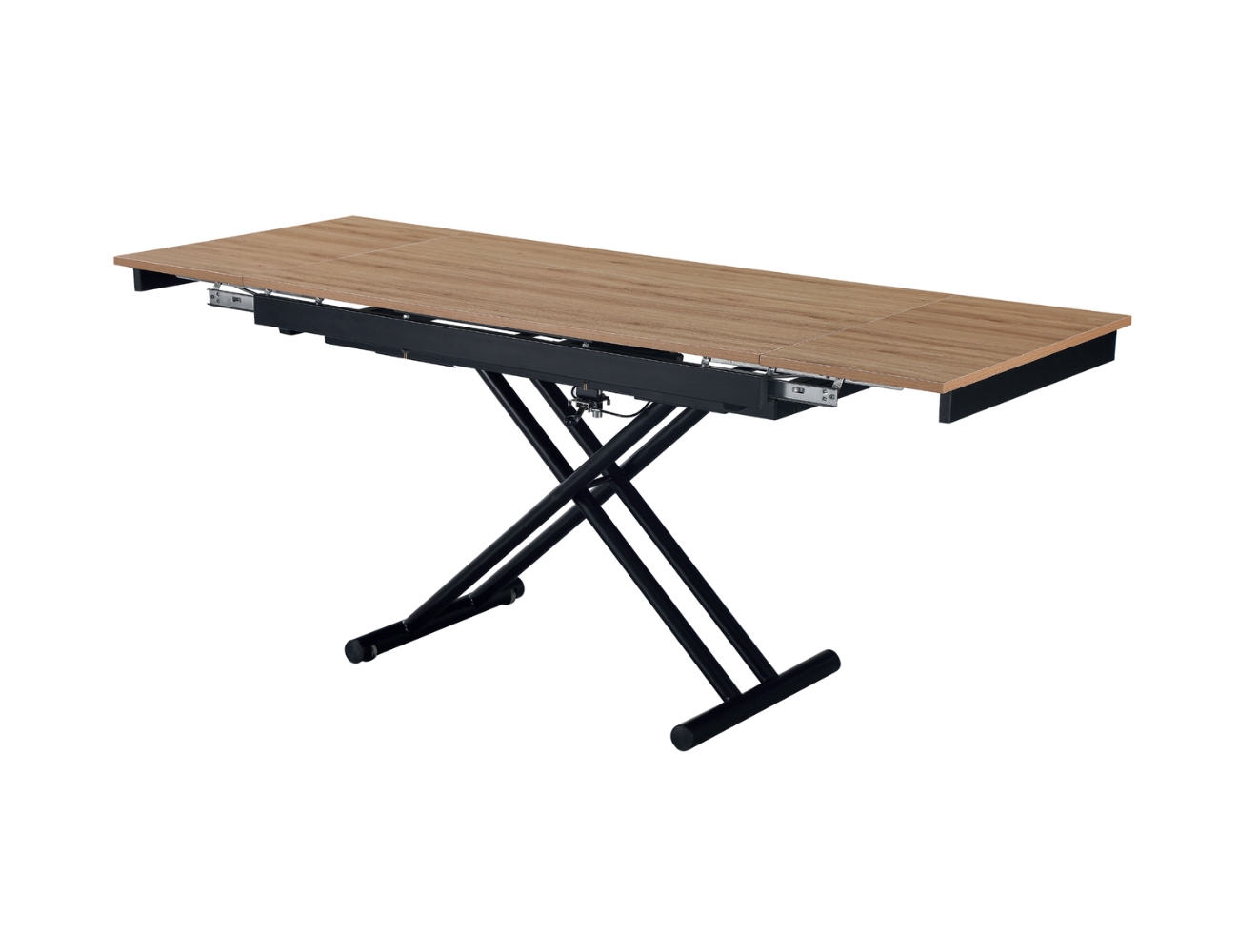 Mesa enfasis regulable roble amazonia patas negro