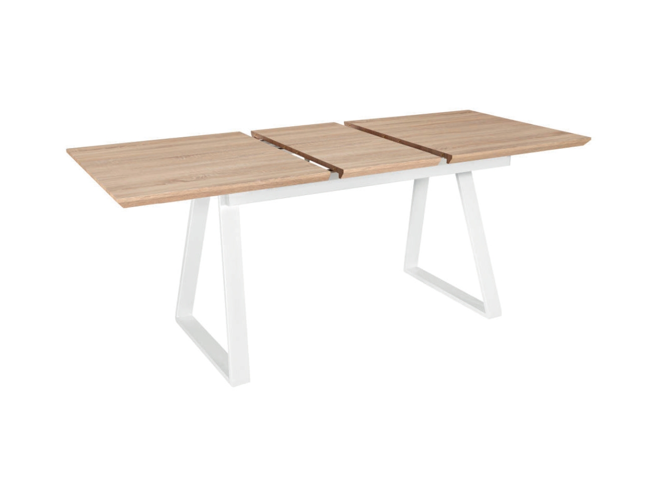 Mesa nesto roble patas y estructura metalicas