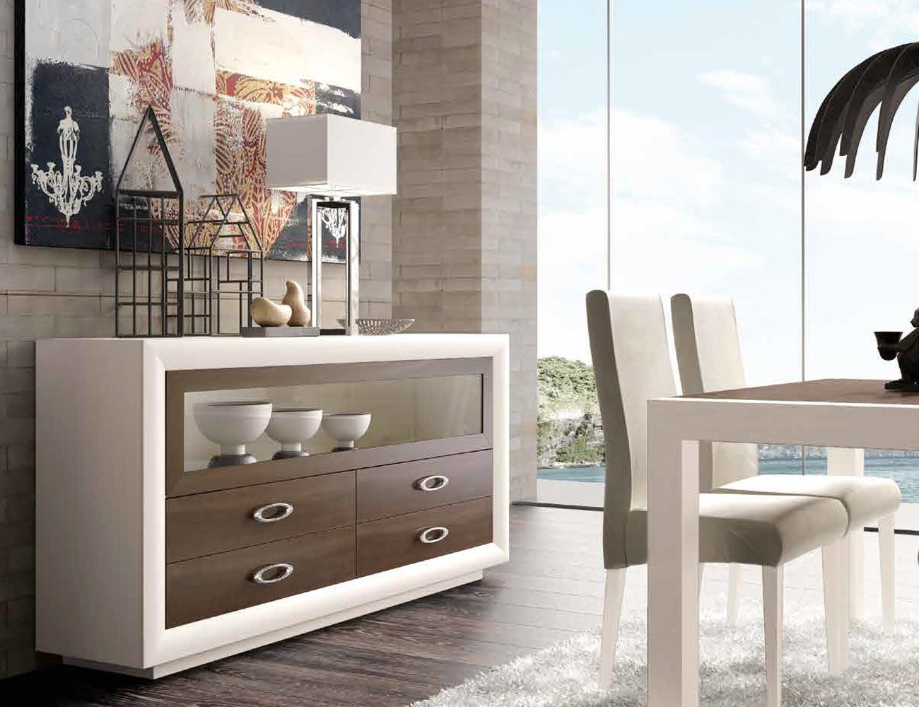 Mueble aparador zocalo nogal