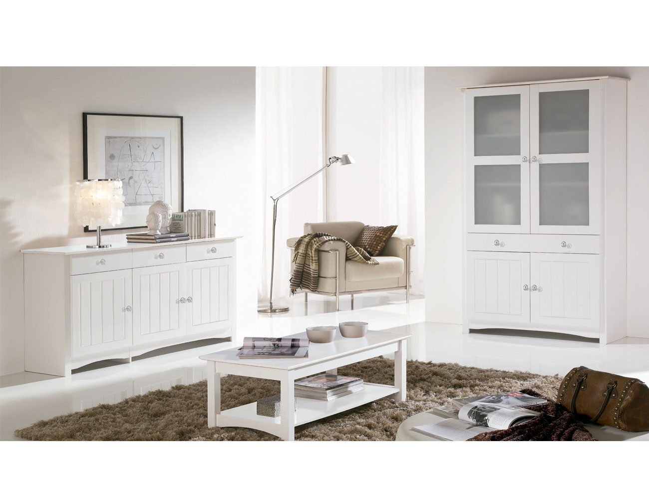 Mesa centro comedor elevable en madera color blanco lacado (8070 ... Mesa centro comedor elevable en madera color blanco lacado (8070 ...