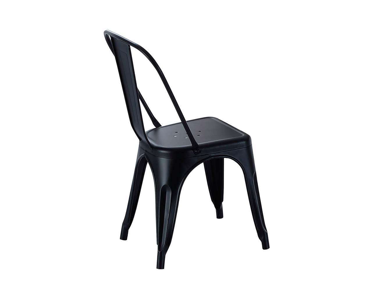 Silla comedor metalica negra 2