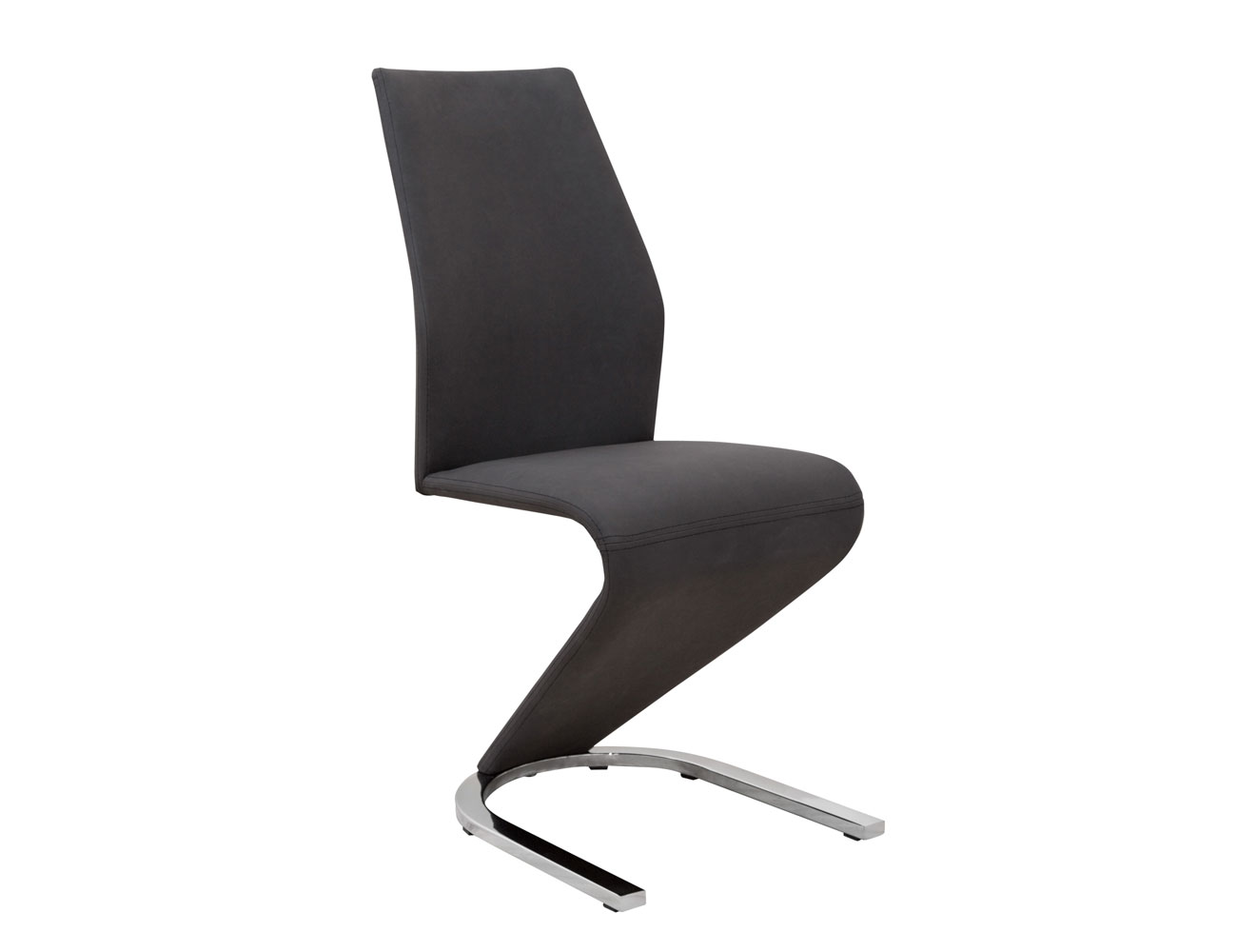 Pack de sillas de comedor tapizada en polipiel color negro con ... Pack de sillas de comedor tapizada en polipiel color negro con ...