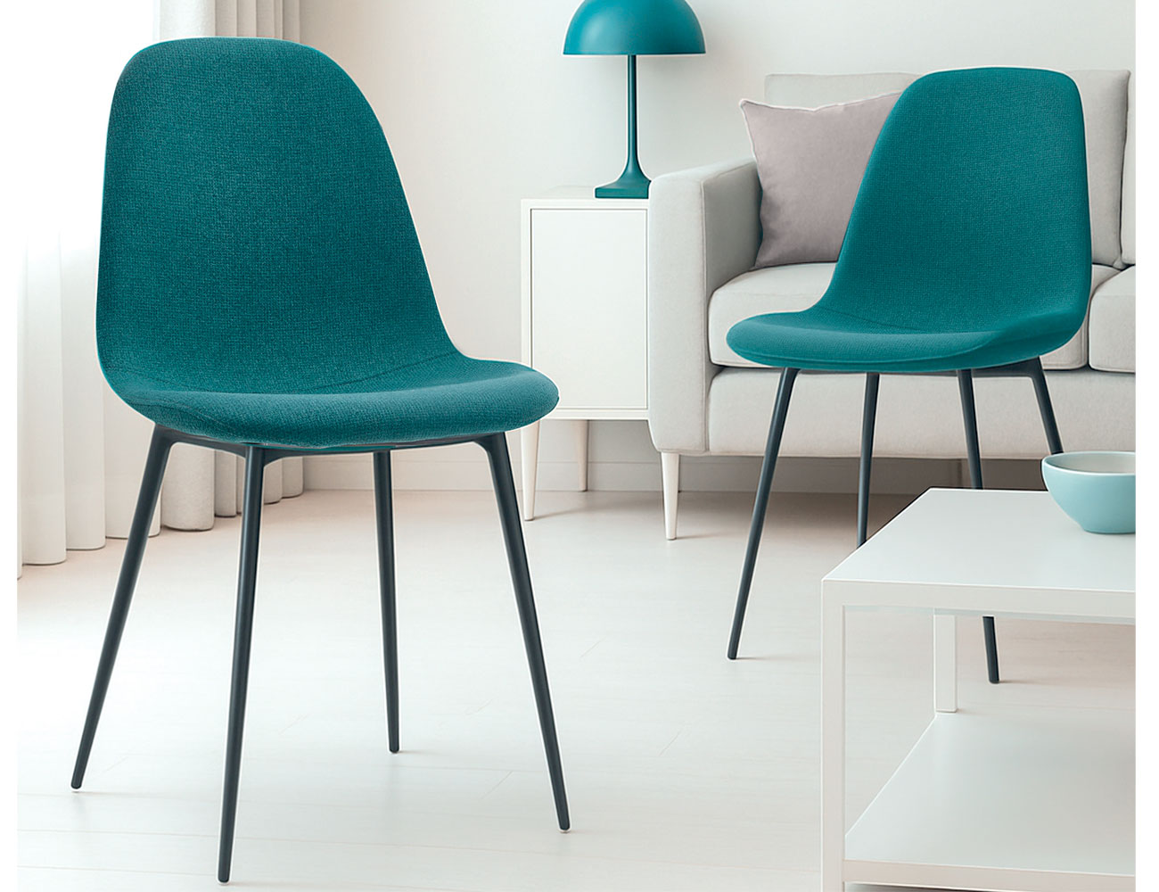 Silla cordoba tela barrel verde 2