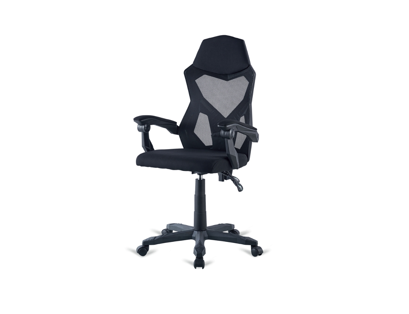 Silla power negro base negra ruedas goma