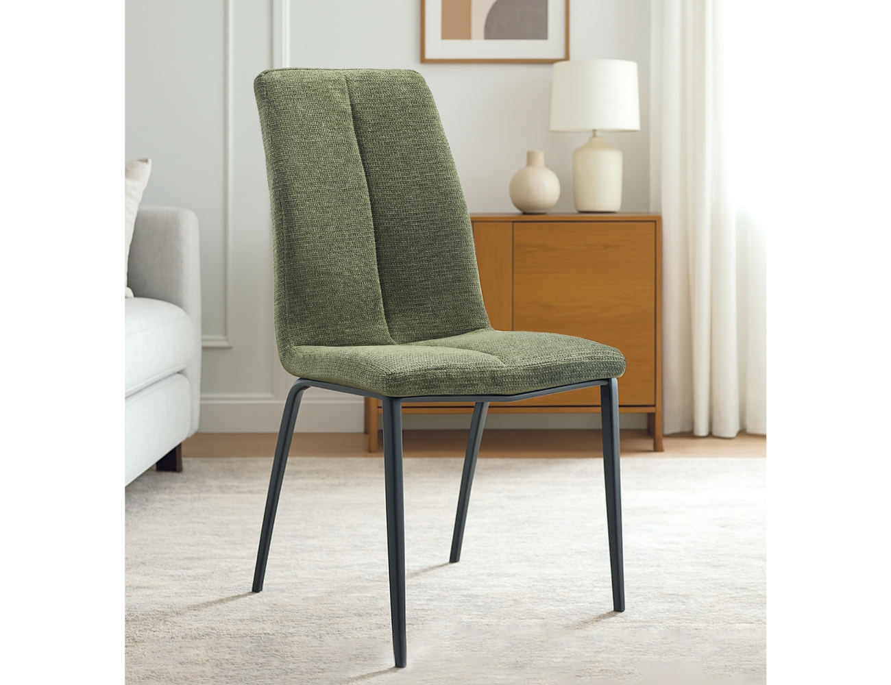 Silla ronda apagon patas tubo verde2