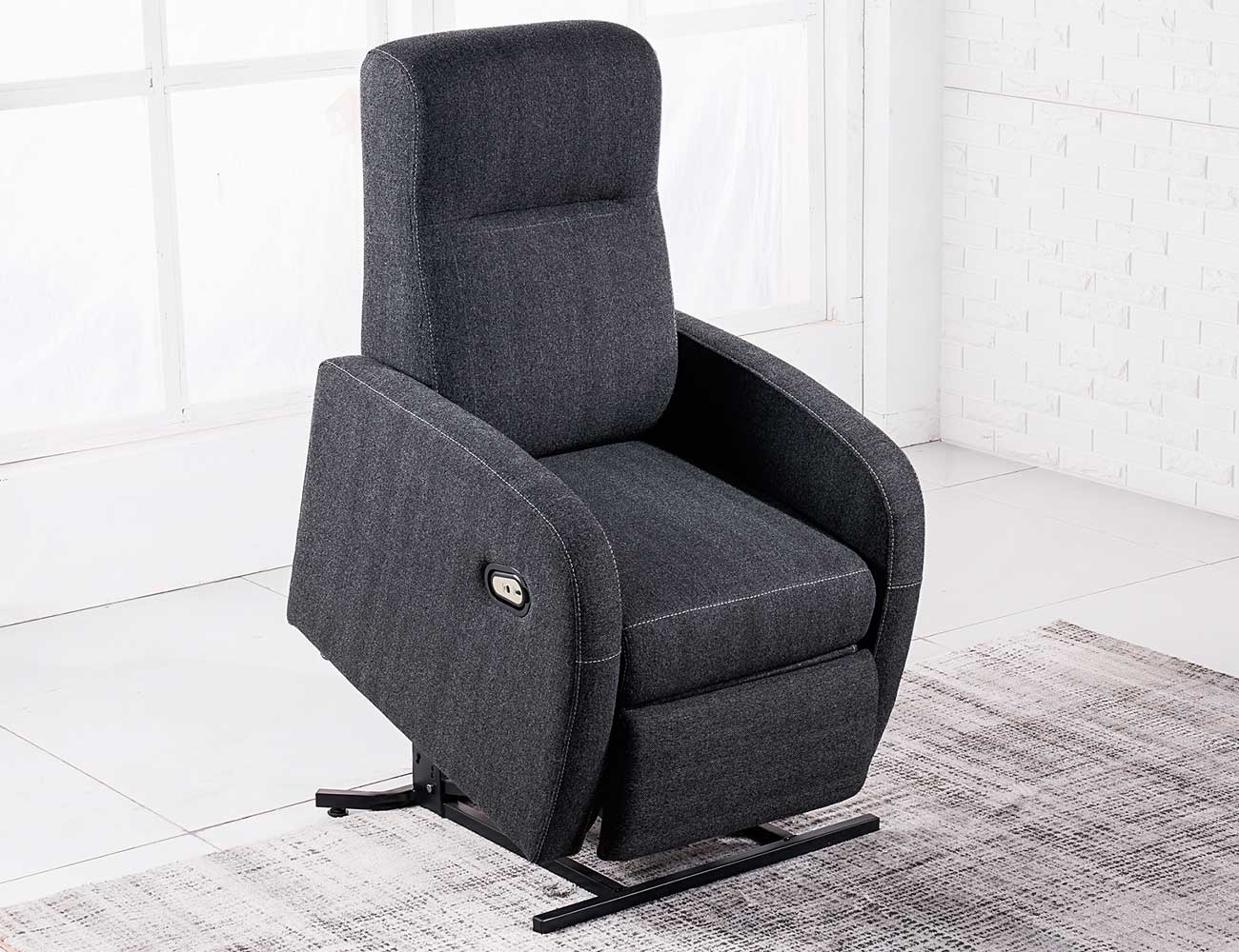 Sillon relax levanta personas power lift gris marengo 2