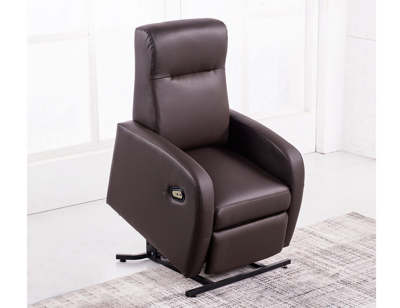 Sillon relax palanca chocolate 2