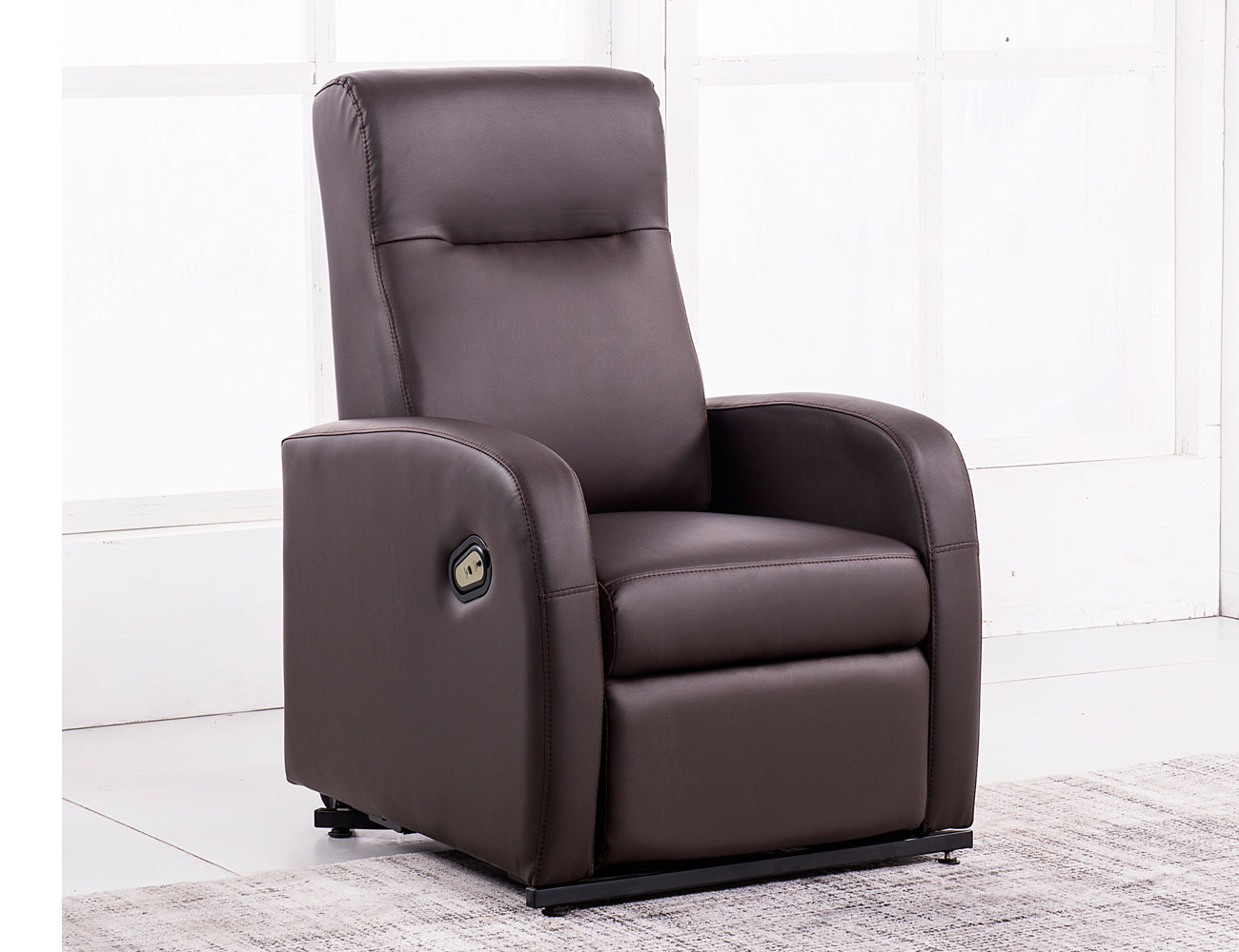 Sillon relax palanca chocolate 3