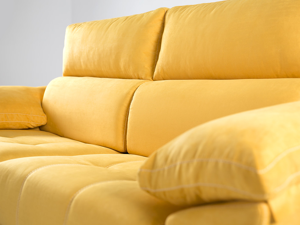 Sofa cama apertura italiana abierto detalle lateral