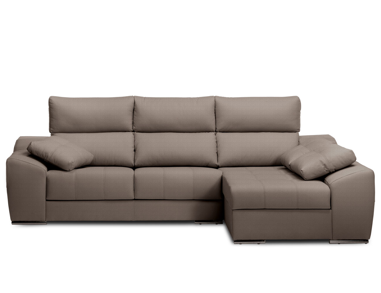 Sofa chaiselongue londres dino taupe web