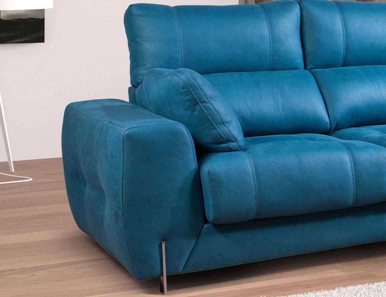 Sofa chaiselongue moderno exclusivo detalle 2