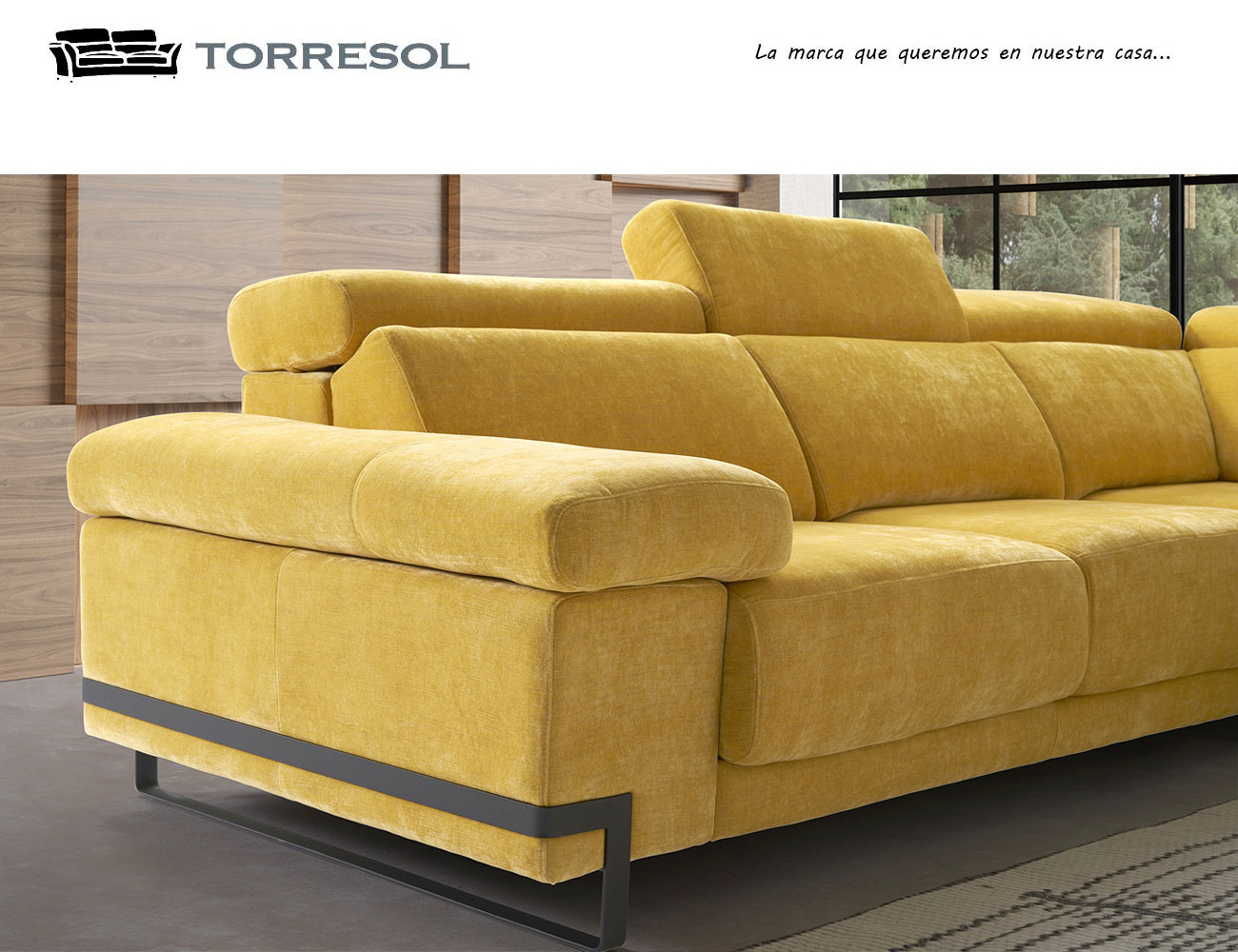 Sofa rinconera deslizante chloe torresol detalle