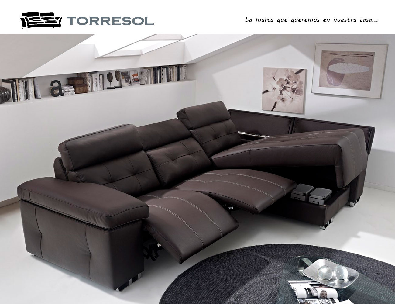 Sofa yara torresol piel detalle