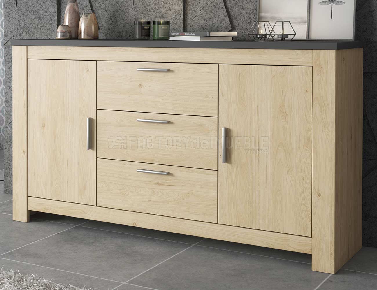 Aparador 2p jackson grafito1