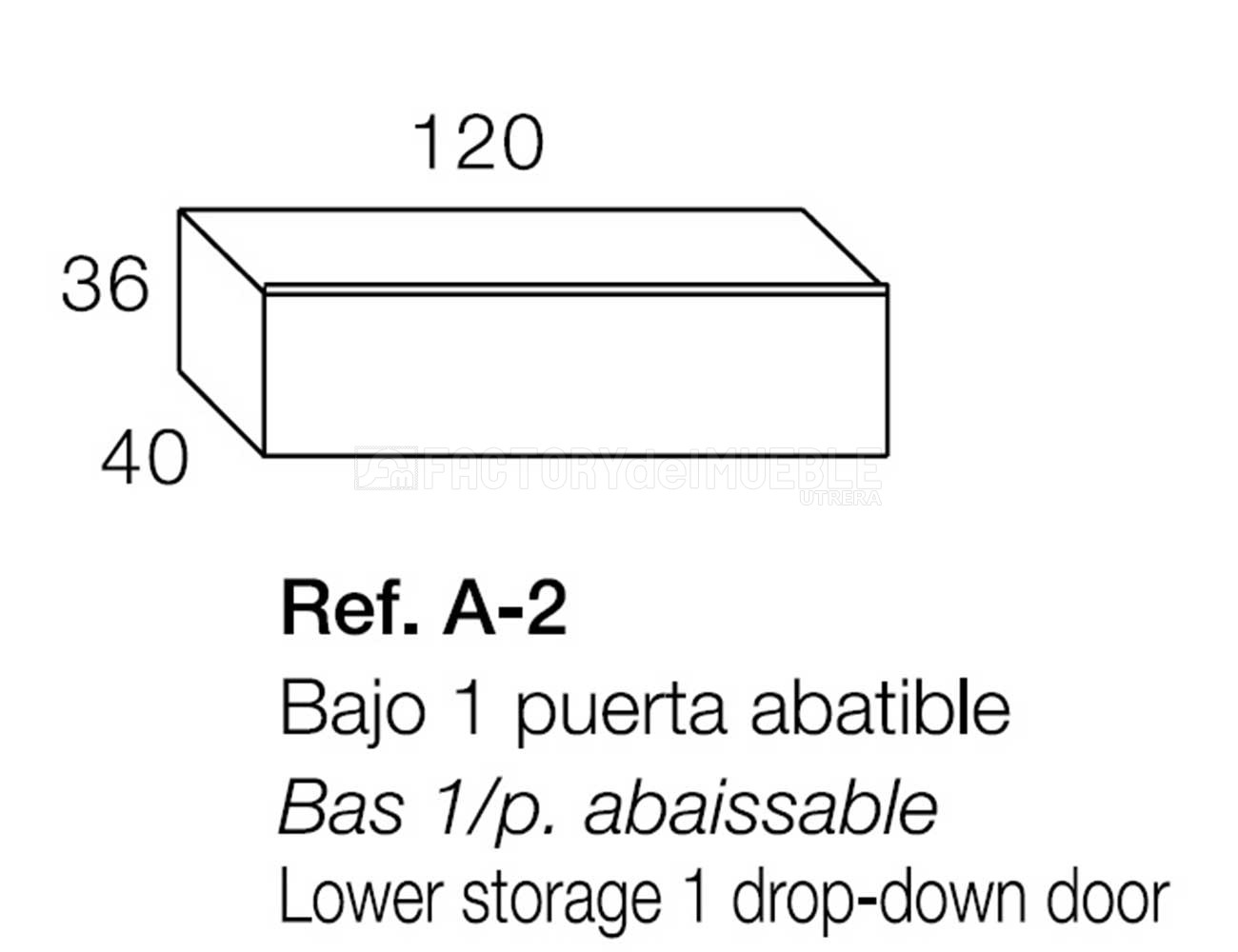 Mesa de centro elevable en blanco con roble (29907) | Factory del