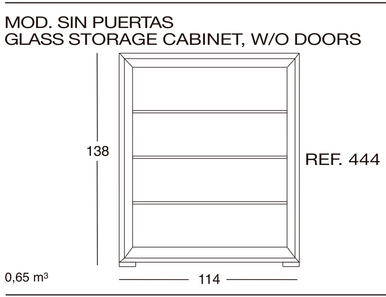 Modulo sin puertas 444