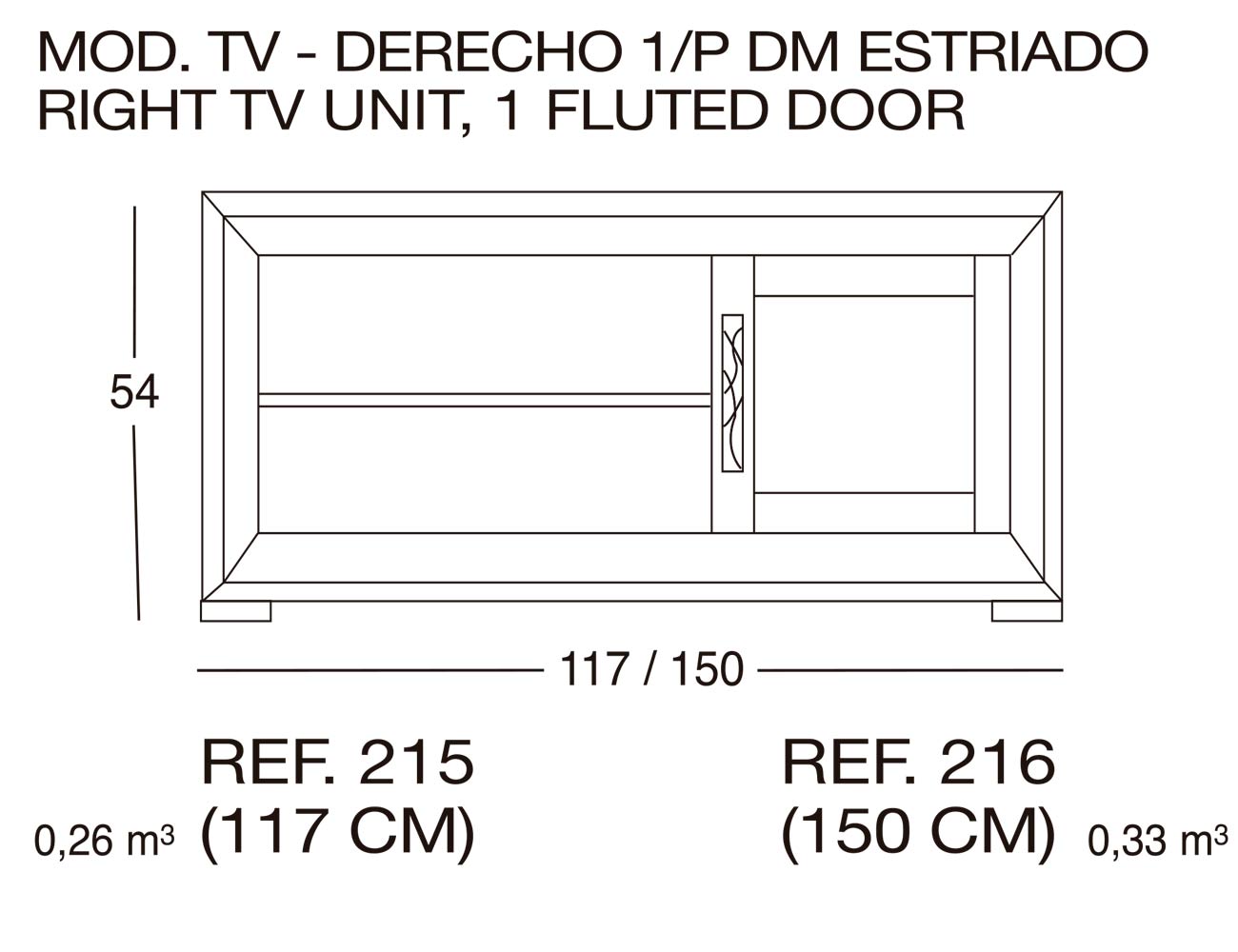 Modulo tv 216