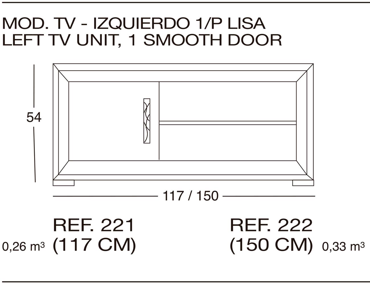 Modulo tv 222