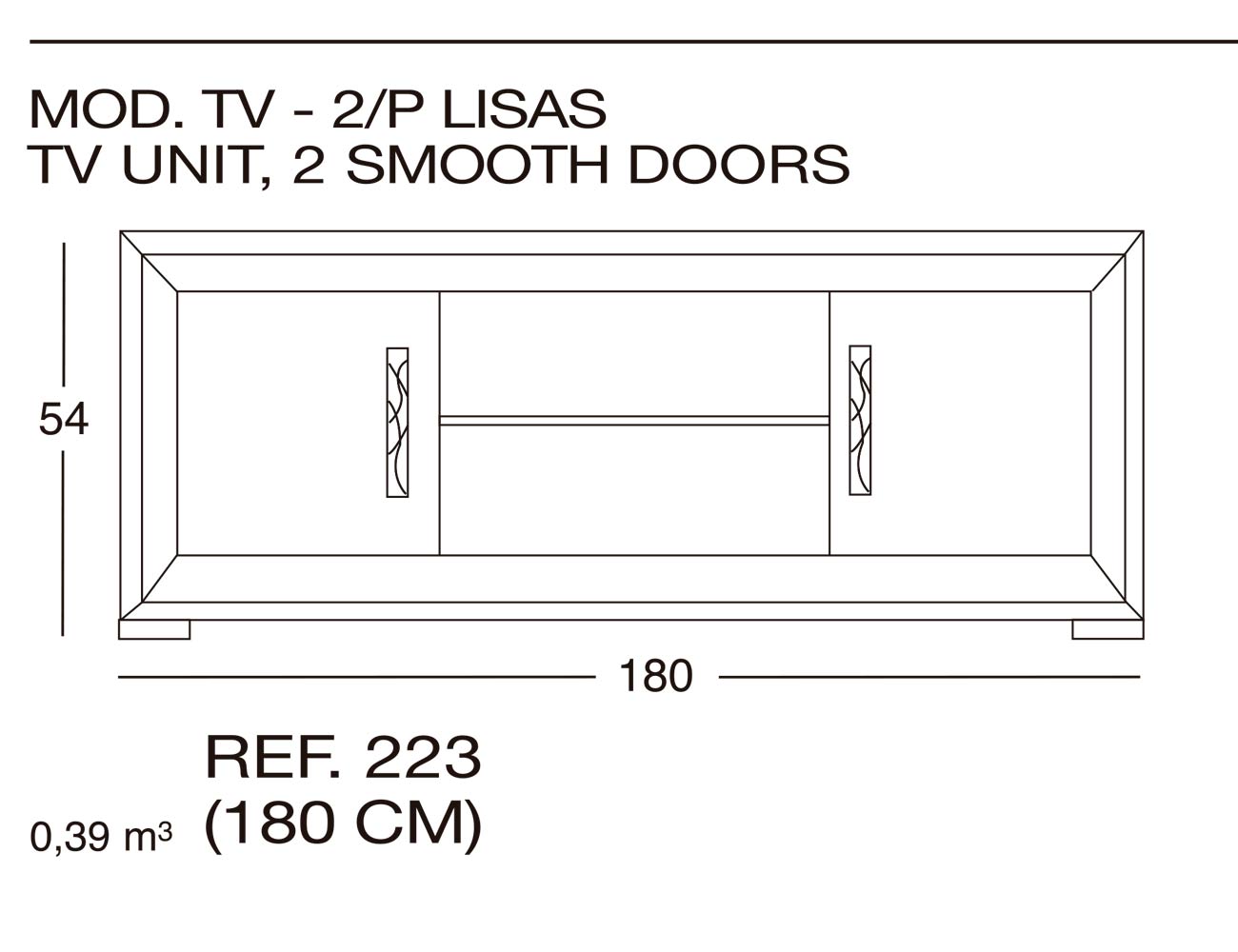 Modulo tv 223