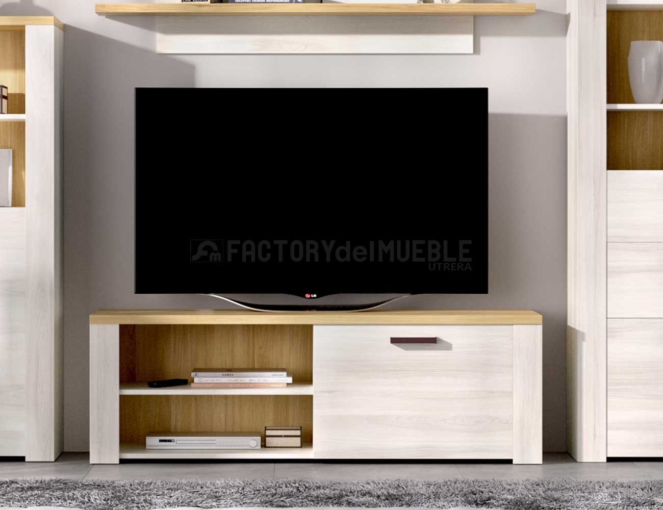  Mueble de salón Bajo de TV  moderno