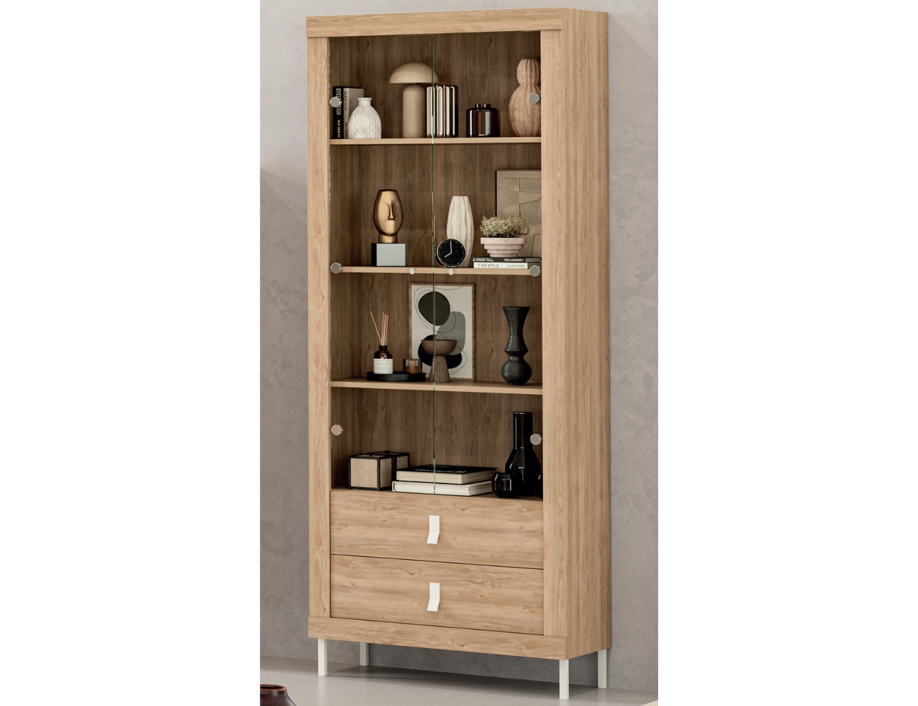Vitrina80, 75130, strait, roble