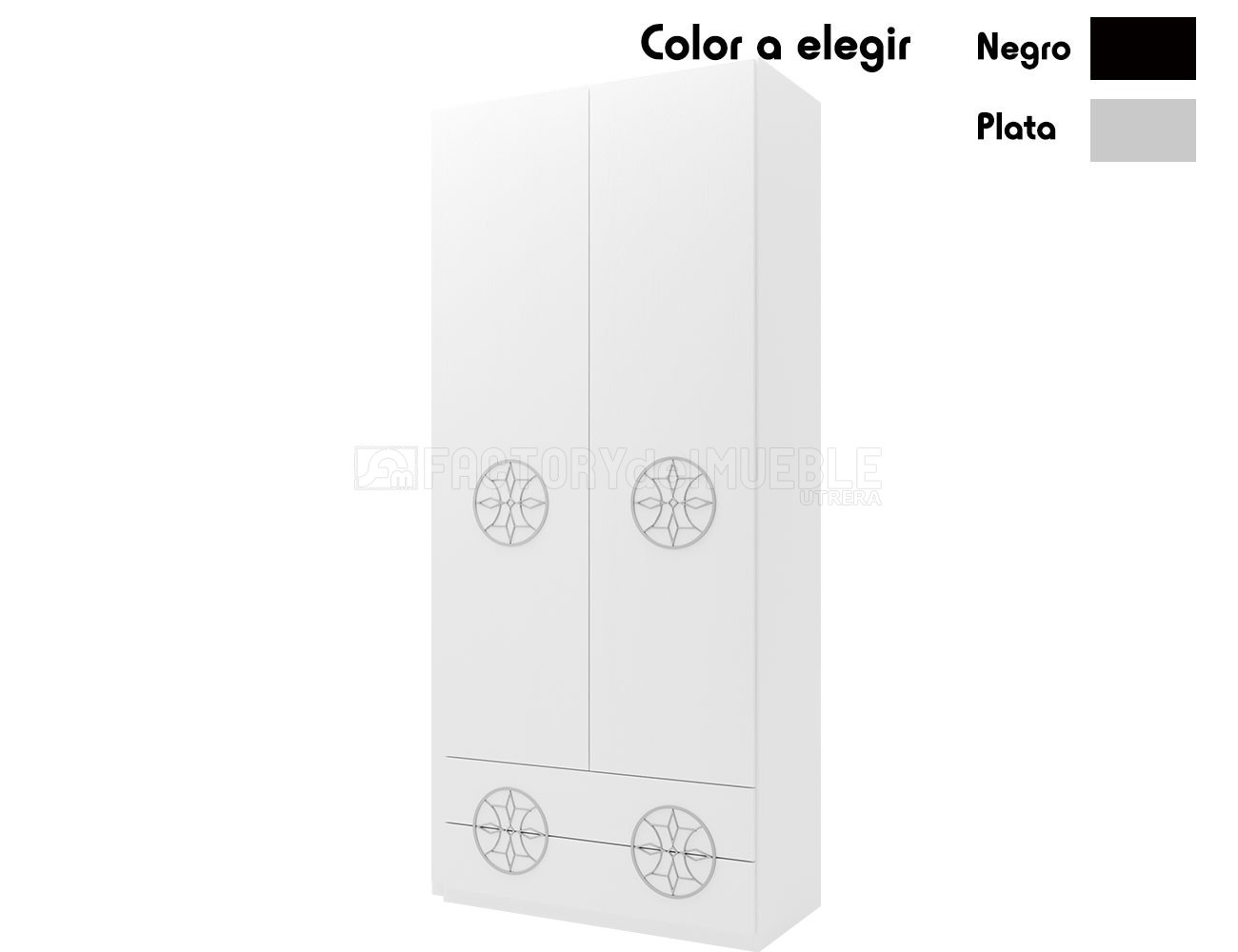 Armario 2p 2c largas blanco2