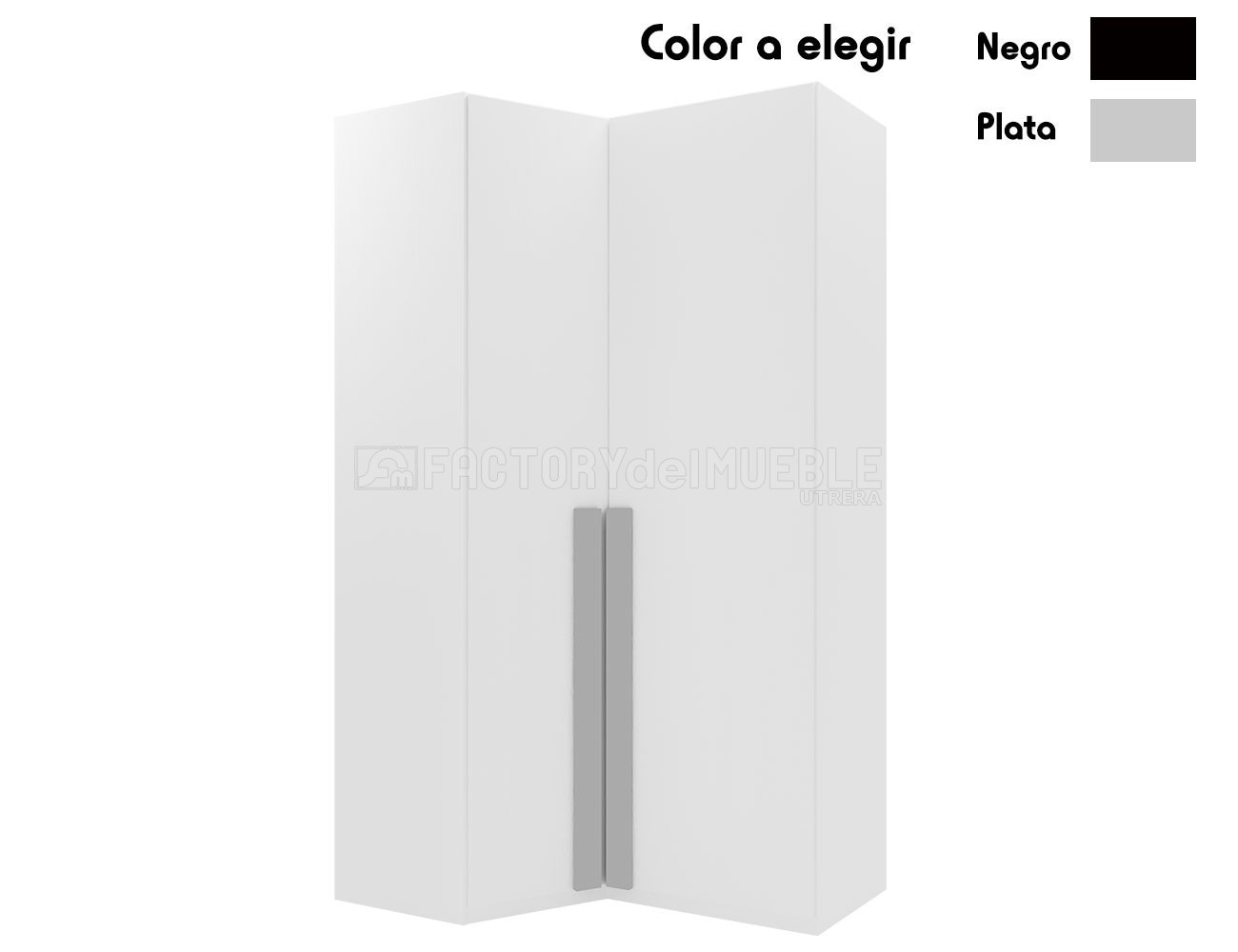 Armario rincon l blanco
