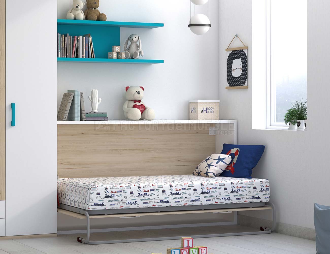 vía girar Año nuevo Cama abatible horizontal (34221) | Factory del Mueble Utrera