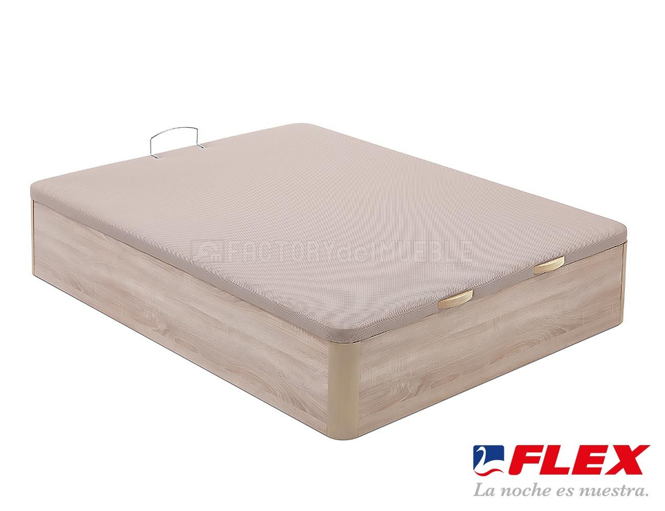 Flex - Canapé Abatible Madera Transpirable Tapa 3D - 90X200, Color Cerezo :  : Hogar y cocina