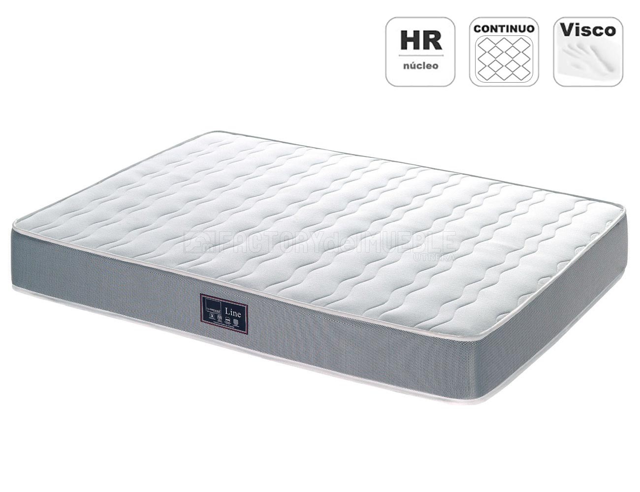 Alta Durabilidad Multicapa Altura +//- 30 cm Firmeza Media//Alta 13 Zonas de Confort y Soporte Ergonómico Espumación HR de Alta Densidad Colchón viscoelástico 160x200 cm Dream Repair