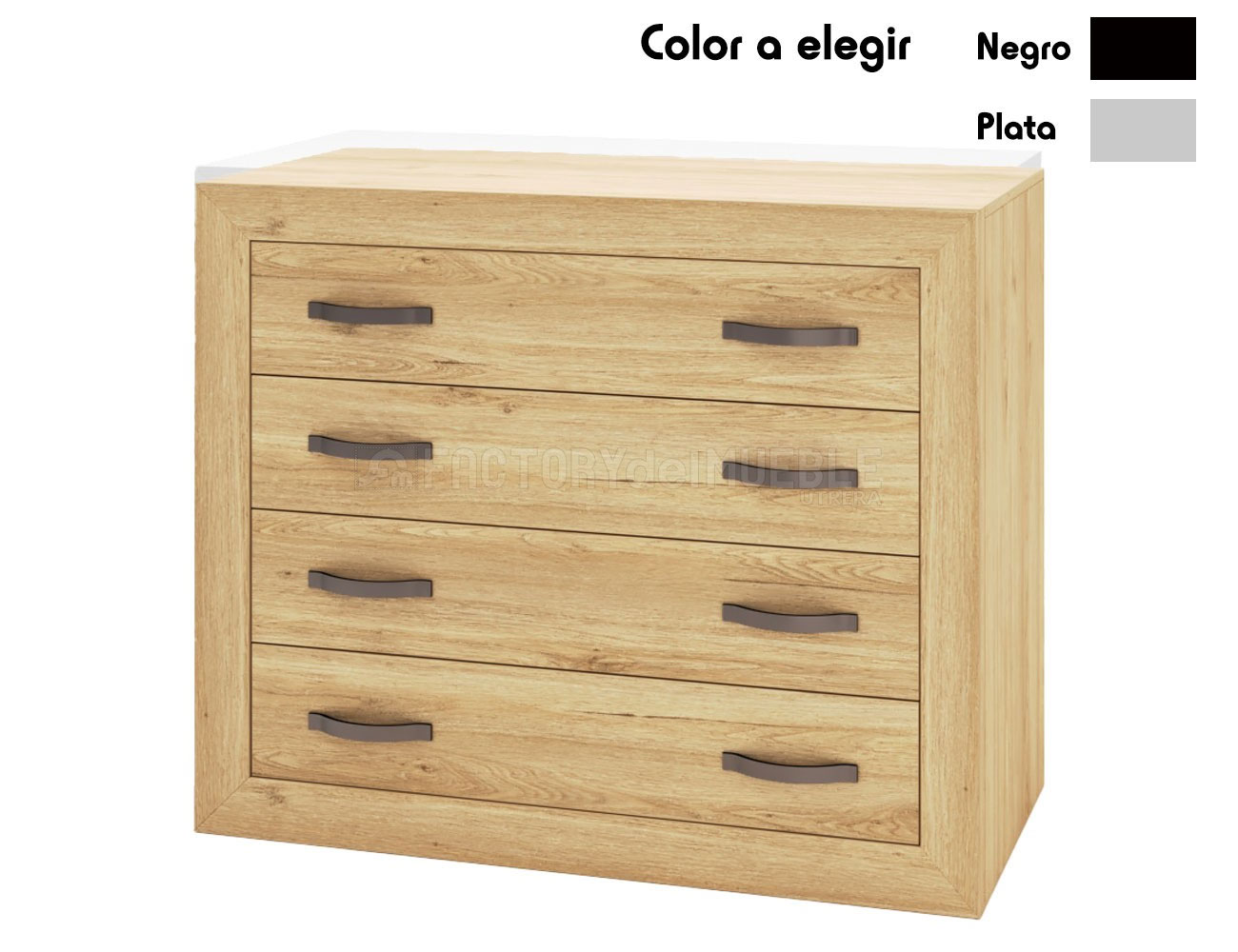 Comoda 4c roble