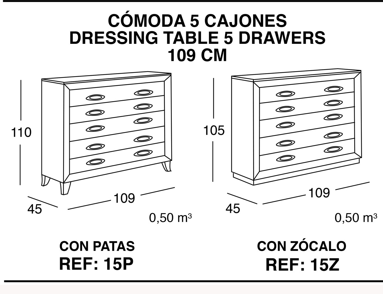 Comoda 5 cajones1