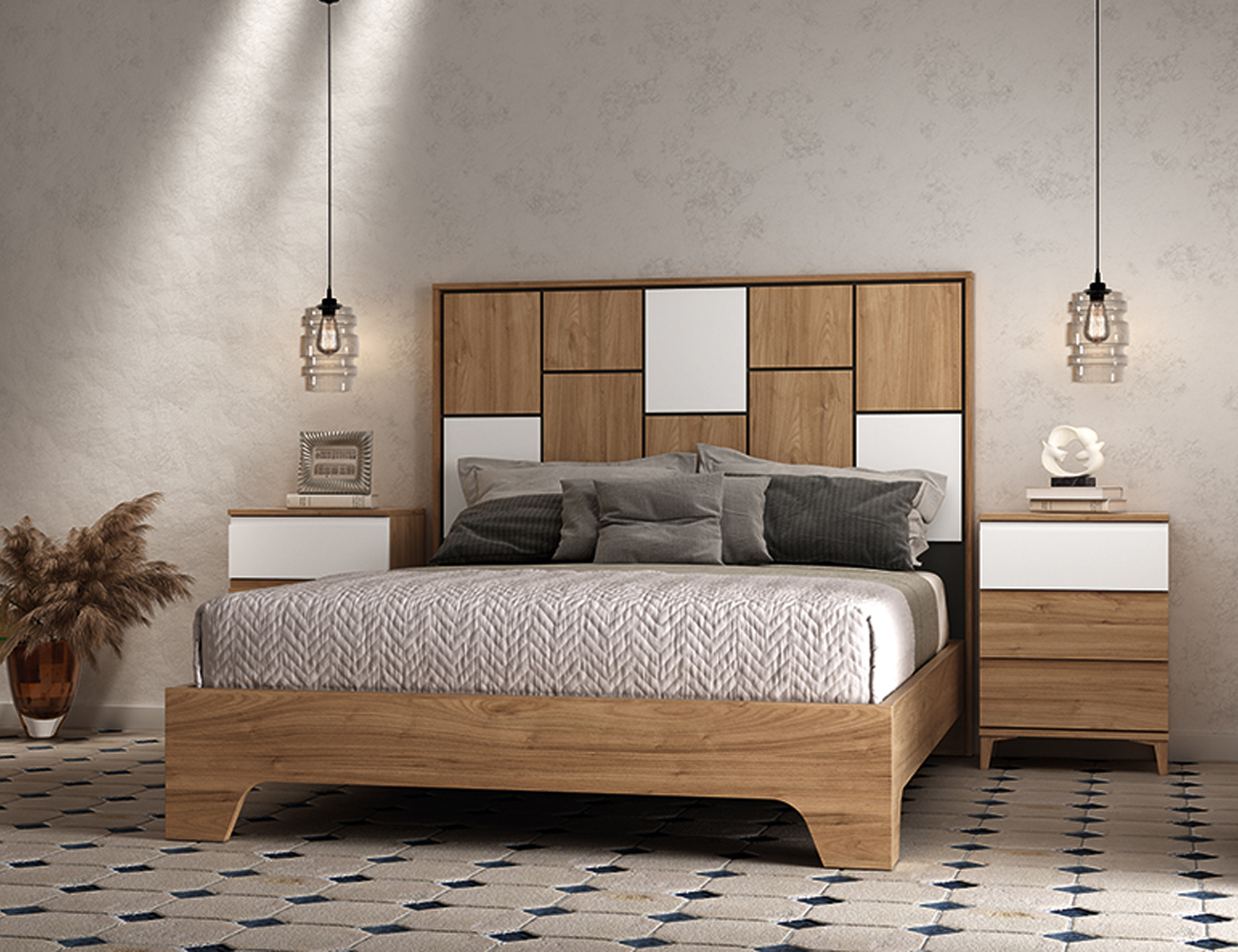 Cama alta madera maciza pino 90x200 cm cama juvenil dormitorio juvenil cama  de madera estilo litera mueble moderno para dormitorio accesorio de hogar